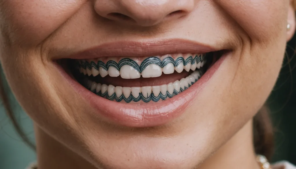 tatouage sur les dents